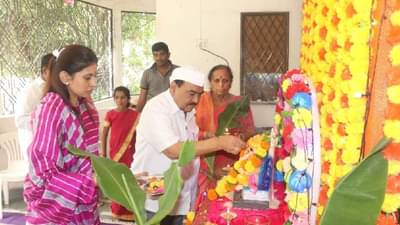 Eknath Khadse: यासाठी मुख्यमंत्र्यांना सद्बुद्धी द्यावी, राष्ट्रवादीचे नेते एकनाथ खडसेंचे गणरायाला काय साकडे?