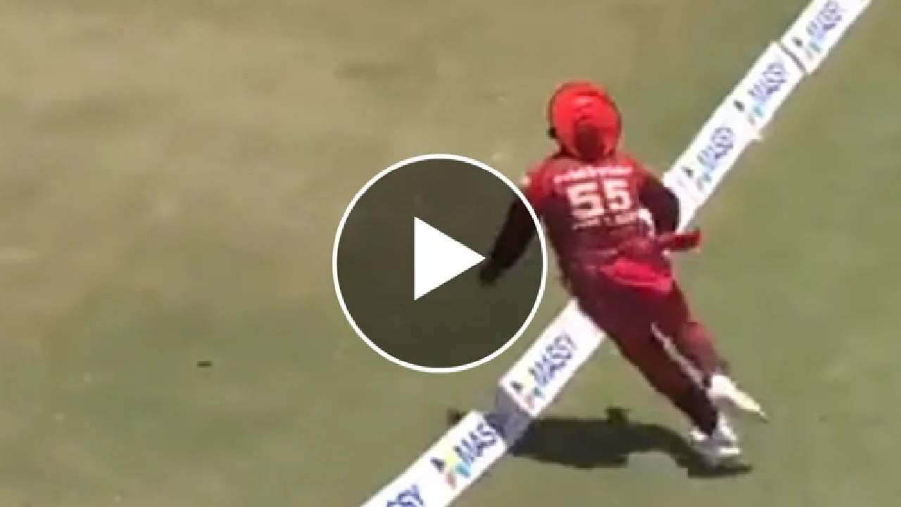 पोलार्डने काय काम केलं राव, SIX ला थेट कॅच मध्ये बदललं, हा VIDEO बघाच