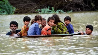 पाकिस्तानातील परिस्थिती भयावह; पुरामुळे उपासमारीची वेळ; 1200 पेक्षा जास्त लोकांनी जीव गमावला