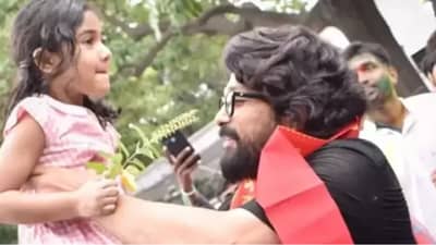 Allu Arjun: अल्लू अर्जुनचा लेकीसोबत सुपर डान्स; गणपती विसर्जनादरम्यानचा व्हिडीओ व्हायरल