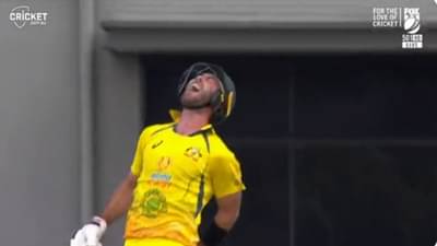 Glenn Maxwell : लाईव्ह सामन्यात ग्लेन मॅक्सवेलवर मागून हल्ला, चाहत्यांमध्ये शांतता