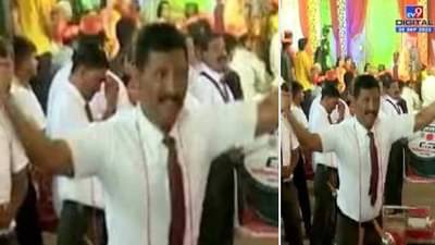 Nagpur Ganesha Visarjan : नागपूरच्या राजाच्या मिरवणुकीतील भन्नाट डान्स पाहिलात का?