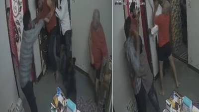 डॉक्टरला मारहाण, दवाखान्याची काच फोडली; संपूर्ण घटना सीसीटीव्हीत कैद