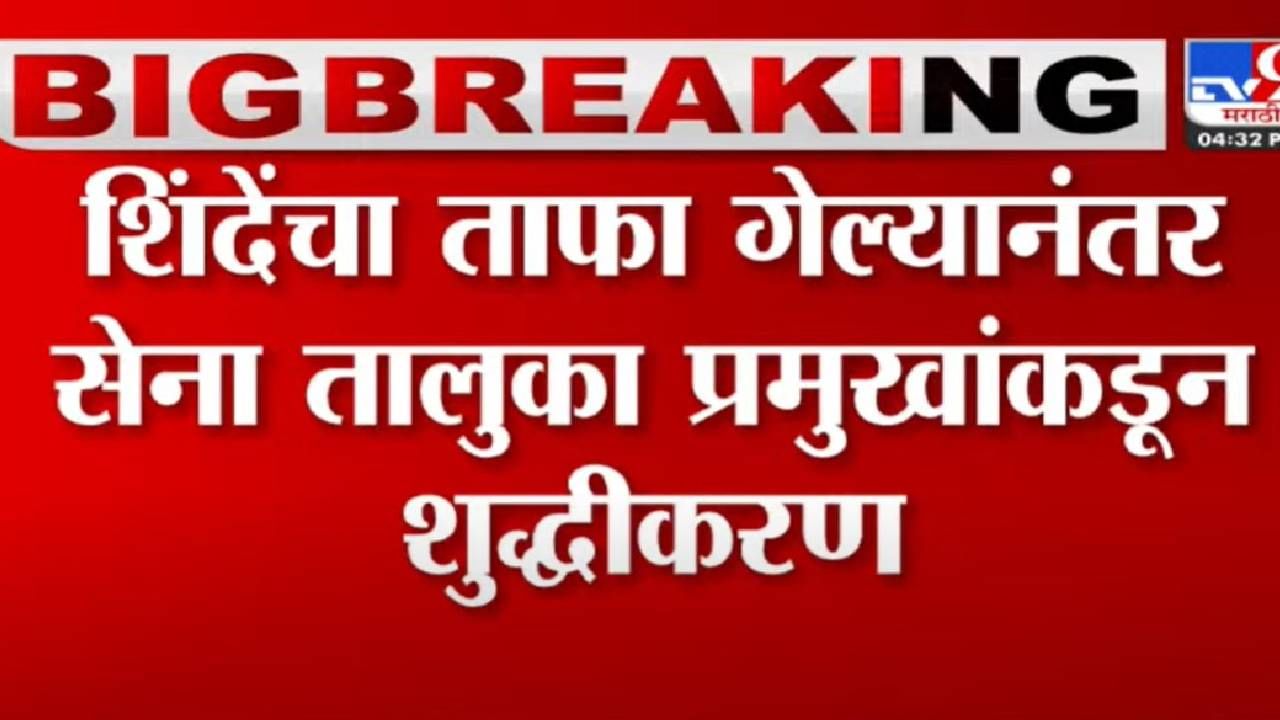 मुख्यमंत्र्यांचा ताफा मार्गस्थ होताच शिवसैनिकांकडून रस्त्याचे शुद्धीकरण, कुठे घडला प्रकार? मुख्यमंत्र्यांचा ताफा मार्गस्थ होताच शिवसैनिकांकडून रस्त्याचे शुद्धीकरण, कुठे घडला प्रकार?