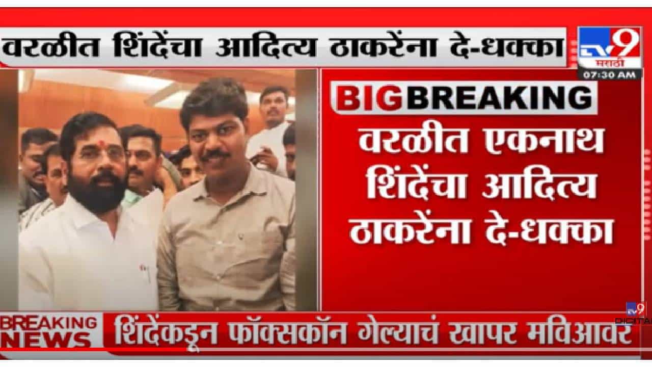 VIDEO : Politics of Maharashtra | आदित्य ठाकरेंच्या वरळी मतदारसंघात शिवसेनेला खिंडार