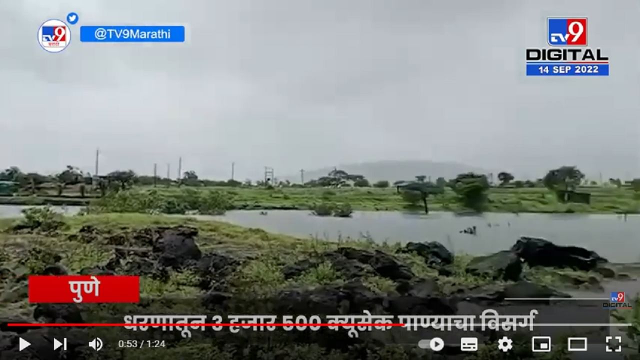 Pune Pawna Dam | पुणे मावळमधील पवना धरण क्षेत्रात दमदार पाऊस