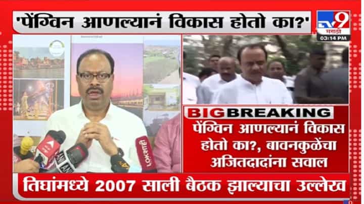 आता पेंग्विन विरुद्ध चित्ते वाद, अजित पवारांच्या वक्तव्यावर बावनकुळेंचा प्रश्न काय? आता पेंग्विन विरुद्ध चित्ते वाद, अजित पवारांच्या वक्तव्यावर बावनकुळेंचा प्रश्न काय?