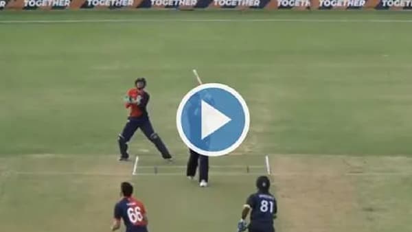 षटकारांचा पाऊस, एका षटकात 5 षटकार, पाहा VIDEO