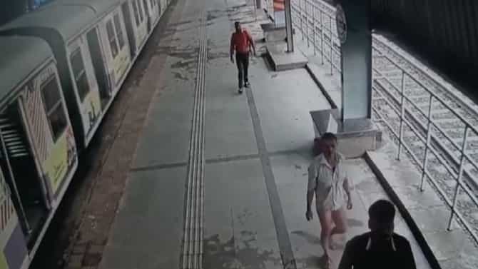 जोगेश्वरी रेल्वे स्थानकात महिला प्रवाशाचा विनयभंग, घटना सीसीटीव्हीत कैद