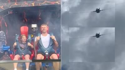 Video: डेव्हिड वॉर्नरने मुलीसह डेंजरस स्विंगमध्ये बसून घेतला आनंद