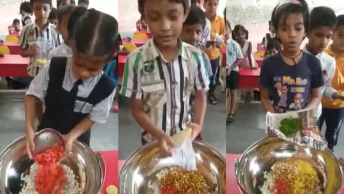 व्वा! हा व्हिडीओ बघा, एवढीशी पोरं, कसं जमतं? व्हायरल व्हिडीओ