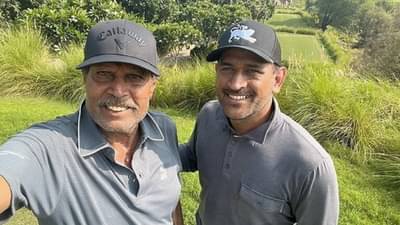 kapil Dev : कपिल देव आणि धोनी एकत्र दिसले, रणवीर सिंगने मजेशीर कमेंटमुळे चाहत्यांना हसू आवरेना