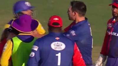 Legends league: LIVE मॅचमध्ये मारामारी, जॉन्सनकडून युसूफ पठानला मैदानात धक्काबुक्की, पहा VIDEO