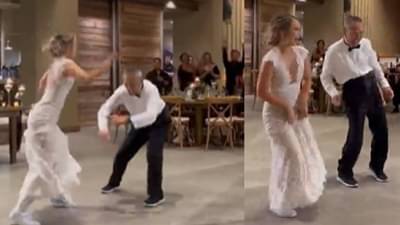 बाप बेटी ची जोडीच न्यारी! लोकं बघतच राहिले, इंटरनेटवर धुमाकूळ