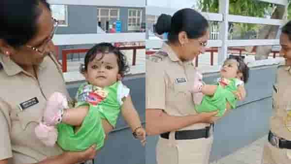 चार महिन्यांचं बाळ घेऊन परीक्षा द्यायला गेली, परीक्षा केंद्राबाहेर बाळाचं रडू थांबेना, मग...