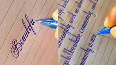 असं वाटतं हे लिहिलं नाही, प्रिंट केलंय! लोकं या अक्षराच्या प्रेमात, सगळ्यांनाच असं लिहायचंय