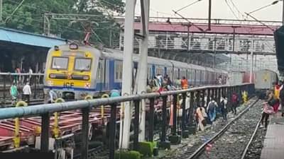 पनवेल रेल्वे स्थानकात घडली भयानक घटना; प्रवाशांनी डायरेक्ट रेल्वे ट्रॅकवर उडया मारल्या आणि...