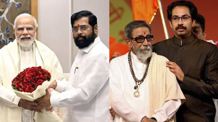 त्यांच्याकडे संपलेलं मोदी नाणं,आपल्याकडे बाळासाहेबांसारखे खणखणीत नाणं - उद्धव ठाकरे त्यांच्याकडे संपलेलं मोदी नाणं,आपल्याकडे बाळासाहेबांसारखे खणखणीत नाणं - उद्धव ठाकरे