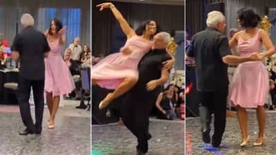 या आजोबांनी तरुणीसोबत इतका कडक डान्स केलाय, भल्या भल्यांना लाज वाटेल!