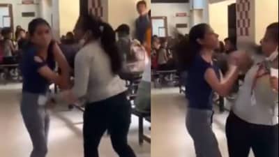 इंजिनीअरिंगच्या कॅन्टीनमध्ये दे धपाधप! भांडणाच्या व्हिडीओने नेटकऱ्यांचं लक्ष वेधलं