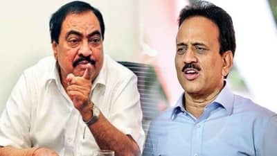 तेव्हा गिरीश महाजनांनी माझे पाय धरले होते, एकनाथ खडसे यांचा धक्कादायक दावा