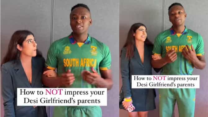 Kagiso Rabada : गर्लफ्रेन्डच्या पप्पासमोर शायनिंग मारायला गेला क्रिकेटर कॅगिसो रबाज, हिंदी अशी बोलला की तुमची हसून हसून वाट लागेल...