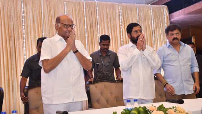 Eknath Shinde : मी, फडणवीस, पवार एकत्र आल्यानं... मुख्यमंत्री एकनाथ शिंदे यांचं सूचक विधान