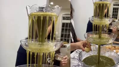 अगं बाई पाणीपुरीचं कारंजं! असं कारंजं प्रत्येकालाच घरात ठेवायला आवडेल...