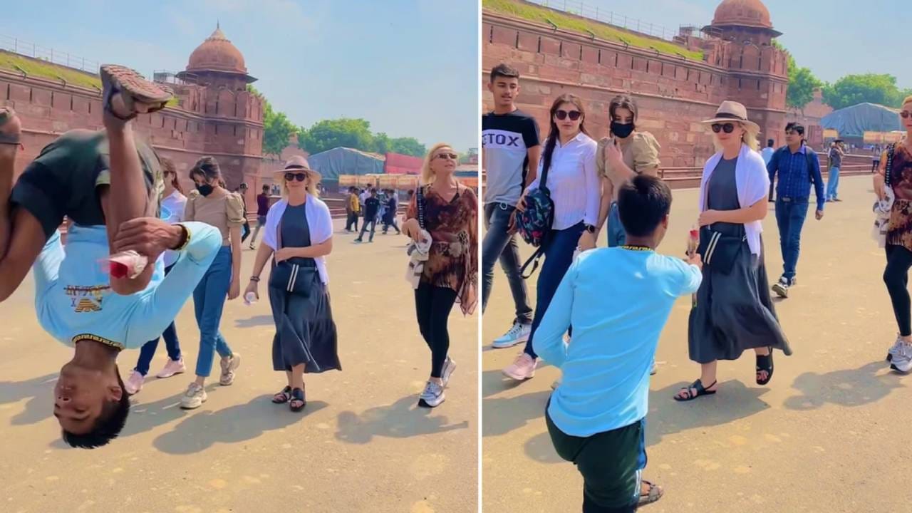 आरे हम गरीब हु ए तो क्या हुआ? लाल किल्ल्यासमोर स्टंट, लई भारी प्रपोज केलं! नकार मिळाला तो भाग वेगळा... आरे हम गरीब हु ए तो क्या हुआ? लाल किल्ल्यासमोर स्टंट, लई भारी प्रपोज केलं! नकार मिळाला तो भाग वेगळा...