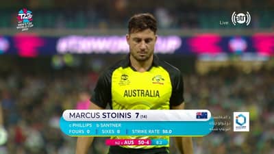 T20 World cup 2022 : 10 ओव्हरमध्ये ऑस्ट्रेलियाची अर्धी टीम पॅव्हेलियनमध्ये, न्यूझीलंडची तुफान गोलंदाजी