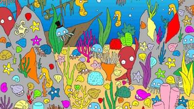 मासा शोधायचाय! टायमर सेट करायचा, पटकन शोधून दाखवायचा