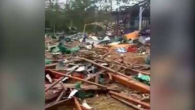 म्यानमार पेटले, अल्पसंख्याकावर 4 बॉम्ब टाकले, हल्ल्यात 60 जण जळून खाक...