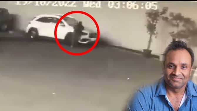 CCTV : सिनेनिर्मात्याने केला बायकोचा जीव घेण्याचा प्रयत्न! मुंबईतील थरार कॅमेऱ्यात कैद