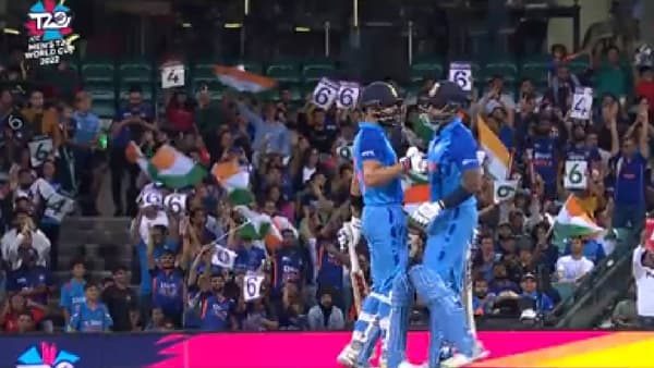 Virat Kohli: एक्स्ट्रा कव्हरमध्ये फ्लॅट SIX मारल्यानंतर विराट कोहलीची कडक Reaction पहा VIDEO