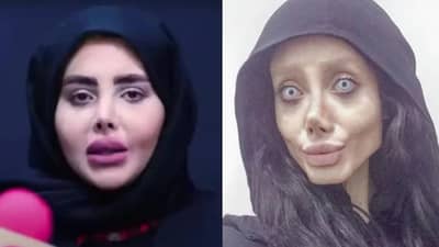 Zombie Angelina Jolie: पहिल्यांदाच समोर आला झोंबी अँजेलिनाचा खरा चेहरा; थक्क करणारा लूक!