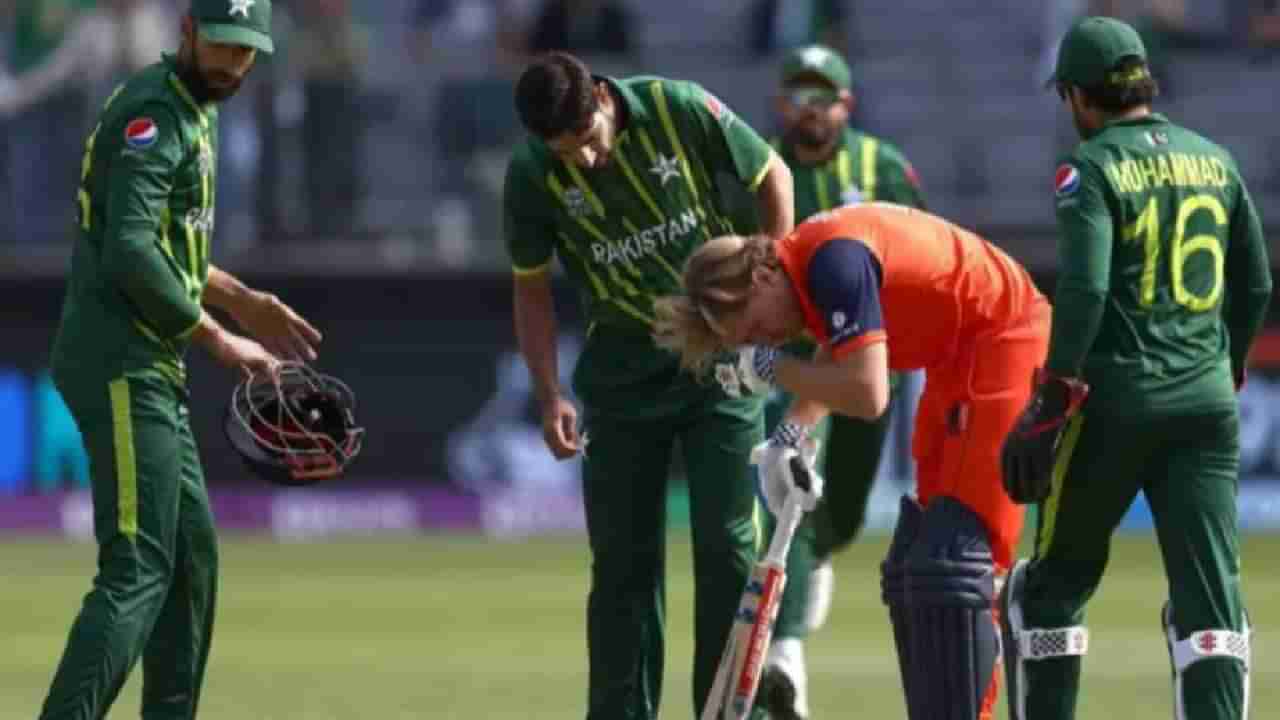 PAK vs NED: Haris Rauf ची आग ओकणारी बॉलिंग, 142kph वेगवान चेंडूने फलंदाजाच तोंड फुटलं