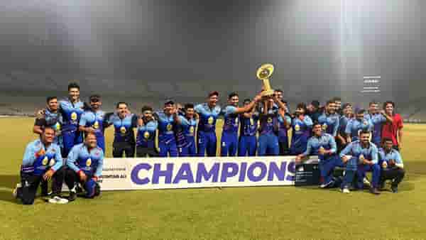 Mumbai Team: मुंबईच्या टीमने पहिल्यांदाच मिळवलं सय्यद मुश्ताक अली ट्रॉफीच विजेतेपद