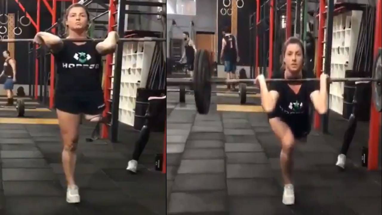 VIDEO : एका पायाने अपंग तरुणीचा हा व्हिडिओ पाहून तुम्हालाही नक्कीच प्रेरणा मिळेल, पहा काय आहे या व्हिडिओमध्ये VIDEO : एका पायाने अपंग तरुणीचा हा व्हिडिओ पाहून तुम्हालाही नक्कीच प्रेरणा मिळेल, पहा काय आहे या व्हिडिओमध्ये