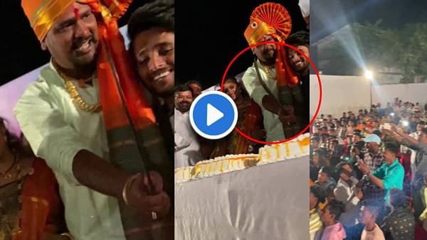 Video : महाराष्ट्रातील या काँग्रेस आमदाराने चक्क धारदार कोयत्याने केक कापला!