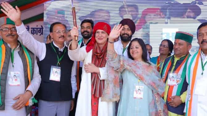 आमदार खरेदी करण्याच पाप तुमचंच, प्रियंका गांधींनी नरेंद्र मोदींवर साधला निशाणा...