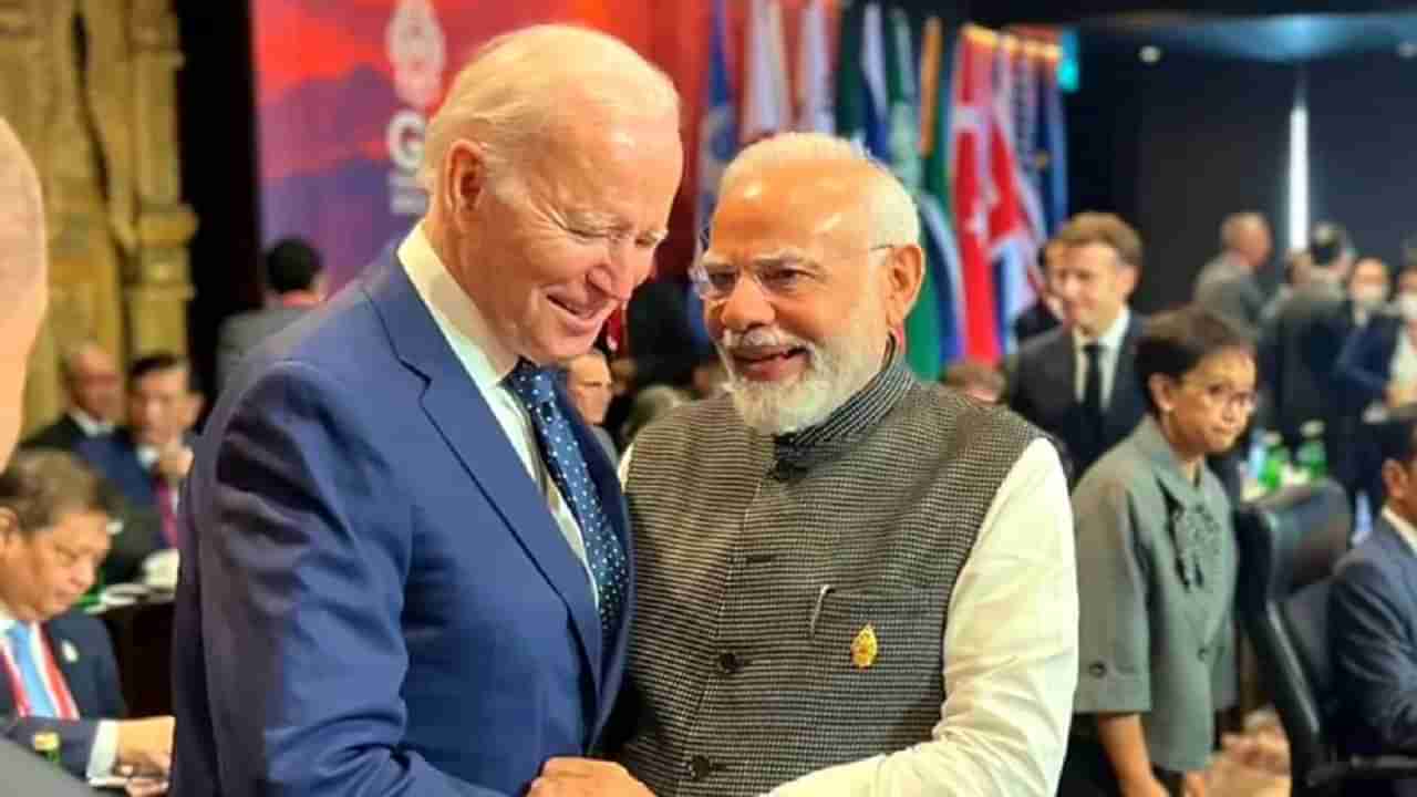 जी 20 परिषदेत भारताचे पंतप्रधान नरेंद्र मोदी आणि अमेरिकेचे राष्ट्राध्यक्ष जो बायडेन यांची दिसली मैत्री !