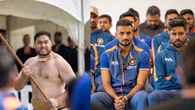 IND vs NZ: काठी घेऊन भारतीय टीम समोर उभा राहिला, तोरंगामध्ये अशी झाली होती हालत....तुम्ही हा फोटो बघितला?