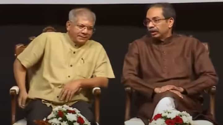 CM EKNATH SHINDE : मुख्यमंत्री एकनाथ शिंदे आणि प्रकाश आंबडेकर भेटीवर वंचितचे नेते म्हणाले, आम्ही शिंदेसोबत... CM EKNATH SHINDE : मुख्यमंत्री एकनाथ शिंदे आणि प्रकाश आंबडेकर भेटीवर वंचितचे नेते म्हणाले, आम्ही शिंदेसोबत...