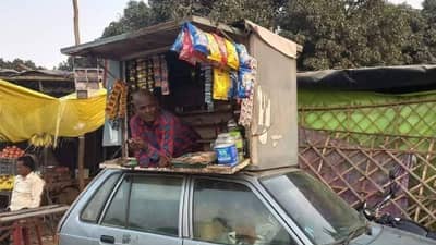 मारुती 800 च्या वर पान टपरी! खुल गया बंद अकल का ताला...