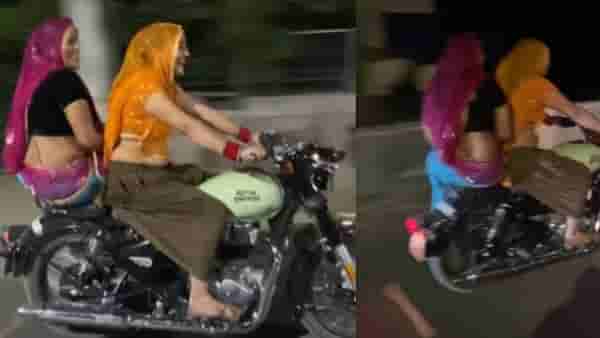 वाह रे बुलेट महिला! काय तो आत्मविश्वास, काय ती स्टाईल!