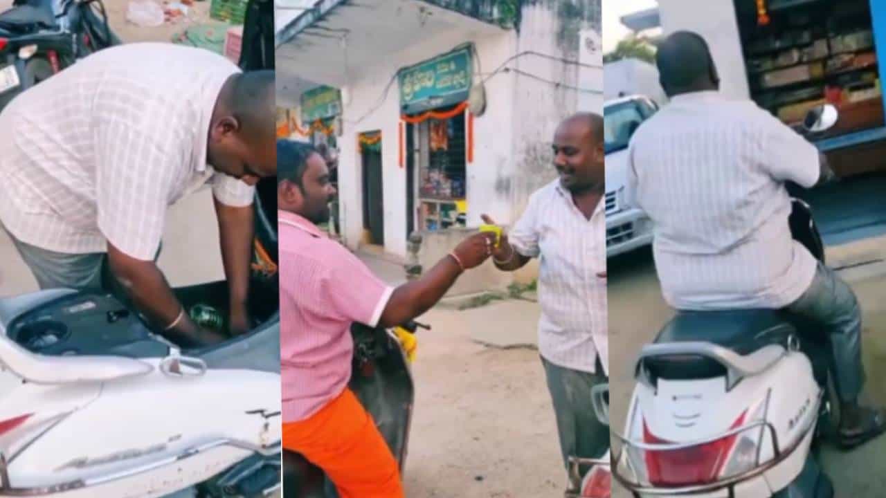 बापरे! या काकांनी चहासोबत बघा काय केलं...