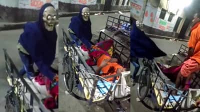 बरं नुसती झोप उडाली, जीव नाही गेला! भयानक व्हिडीओ