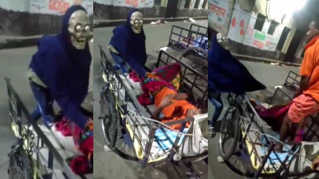 बरं नुसती झोप उडाली, जीव नाही गेला! भयानक व्हिडीओ