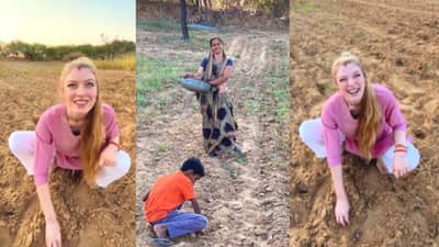 अग्गोबाई! भारतीय सासू आणि जर्मन सुनेची कांद्याची शेती व्हायरल