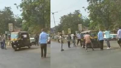 रिक्षा गोलगोल फिरत होती, आपोआप! चालकाविना! हो! VIDEO